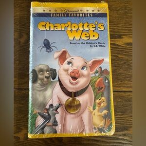 Charlotte's Web Children's VHS movie new sealed! Paramount video